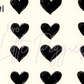 Printed Vinyl - Black and White Bows