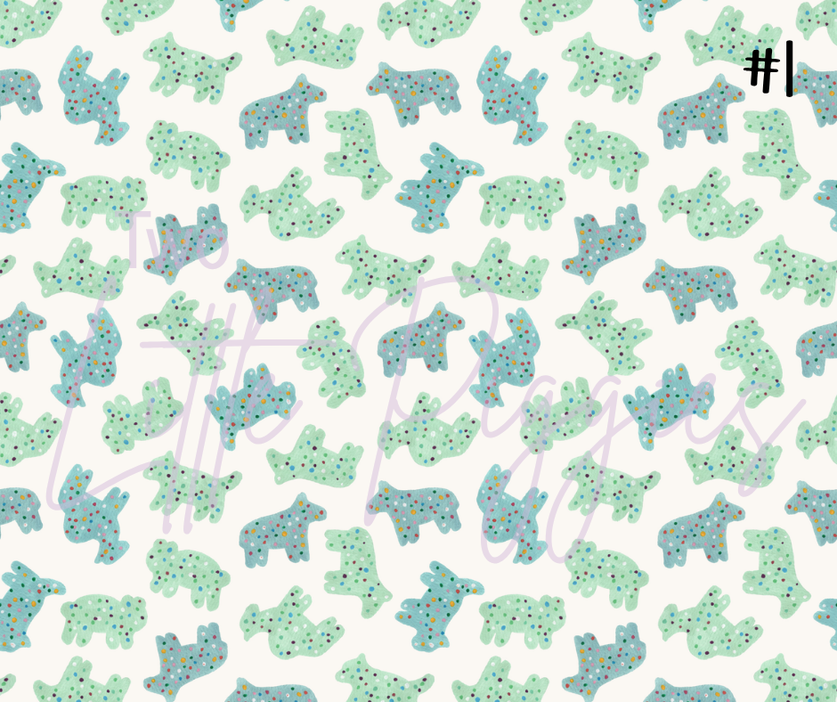 Printed Vinyl - Animal Cookie