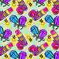 Printed Vinyl - 90's - Push Pops and Ring Pops