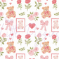 Printed Vinyl - Valentine - Teddy
