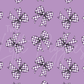 Printed Vinyl - Purple Checkered Bows