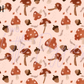 Printed Vinyl - Autumn Mushrooms