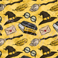 Printed Vinyl - HP - Hufflepuff