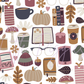Printed Vinyl - Bookish Autumn
