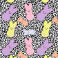 Printed Vinyl - Leopard Bunny Candy