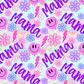 Printed Vinyl - Mama Smiley