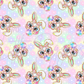 Printed Vinyl - Bubble Gum Bunny