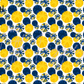 Printed Vinyl - Cheer - Blue and Yellow