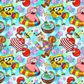 Printed Vinyl - Sponge Bob Summer
