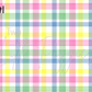 Printed Vinyl - Spring Plaid