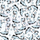 Printed Vinyl - 4th of July - Blue Lover Cowgirl Boot