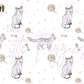 Printed Vinyl - Cute Cats