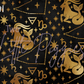 Printed Vinyl - Capricorn - Black and Gold