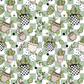 Printed Vinyl - Checkered Plants