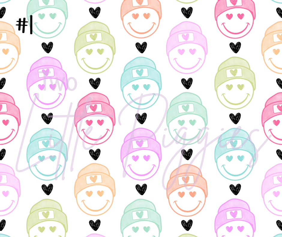 Printed Vinyl - Bright Valentine