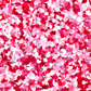 Printed Vinyl - Heart Confetti