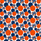 Printed Vinyl - Cheer - Navy and Orange