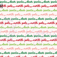 Printed Vinyl - Letters to Santa - Pink