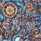 Printed Vinyl - Colorful Steampunk
