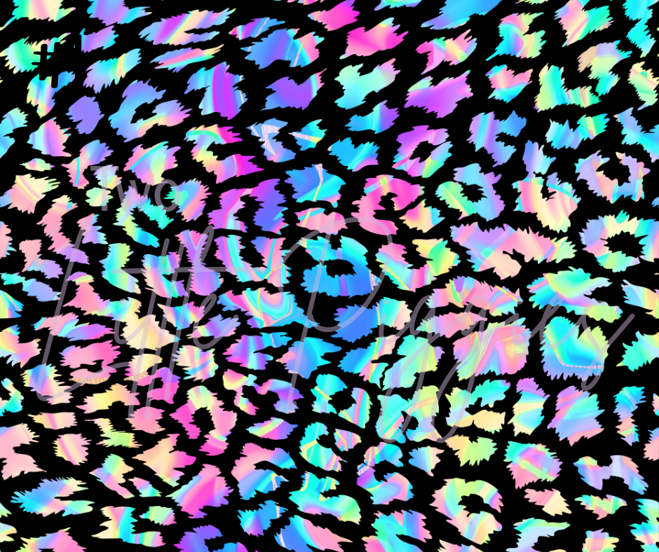 Printed Vinyl - Watercolor Leopard