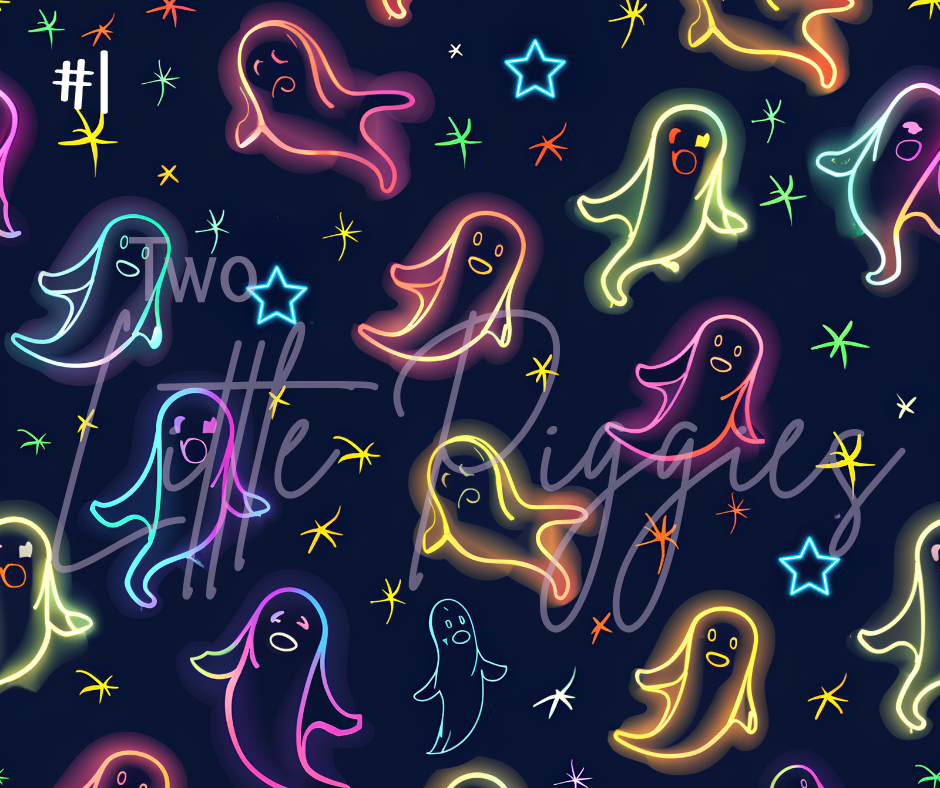 Printed Vinyl - Halloween Neon Collection