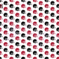 Printed Vinyl - Football - Maroon and Black