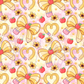 Printed Vinyl - Back to School - Heart Pencil Bow