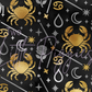 Printed Vinyl - Cancer - Black and Gold