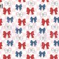 Printed Vinyl - 4th of July Bows Collection
