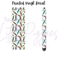 Printed Vinyl - Crayon Notebook