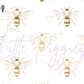 Printed Vinyl - Bumbling Bees