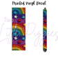 Printed Vinyl - Embroidered Rainbows