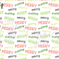 Printed Vinyl - Christmas Trees