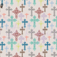 Printed Vinyl - Colorful Crosses
