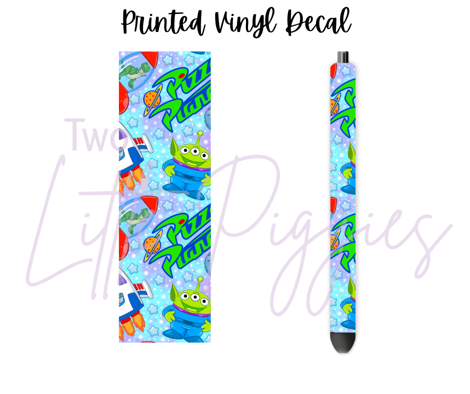 Printed Vinyl - Pizza Planet