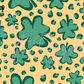 Printed Vinyl - St. Patrick's - Salmon and Green