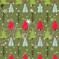 Printed Vinyl - Retro Pink Christmas