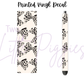 Printed Vinyl - Black and White Checkered Bows