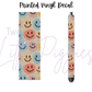 Printed Vinyl - Embroidered Smiles