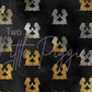 Printed Vinyl - Gemini - Black and Gold