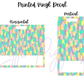 Printed Vinyl - Brushstroke - Pastel