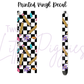 Printed Vinyl - Checkered School