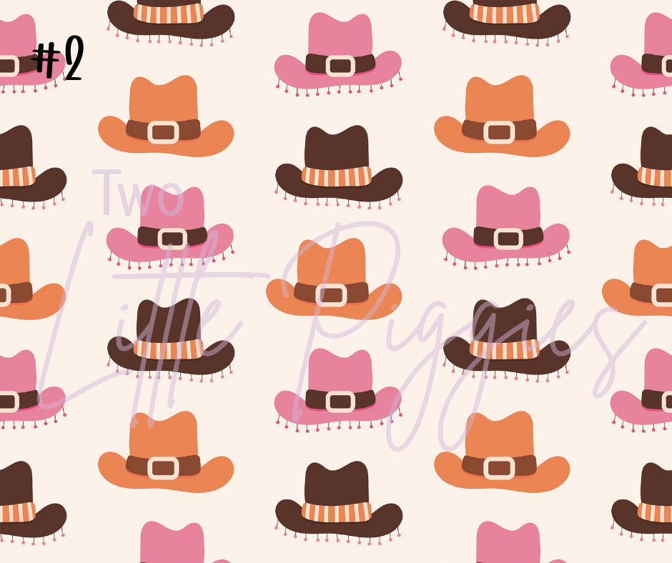 Printed Vinyl - Western Cowgirl