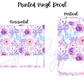 Printed Vinyl - Springtime Flowers and Bows