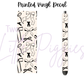 Printed Vinyl - Black Coquette Bows