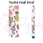Printed Vinyl - Cutesy Cowgirl