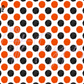 Printed Vinyl - Cheer - Orange and Black