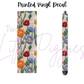 Printed Vinyl - Embroidered Flowers