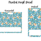 Printed Vinyl - Iced Coffee Floral