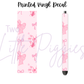 Printed Vinyl - Pink Western Bows